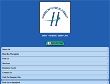 Tablet Screenshot of harrisonpt.com